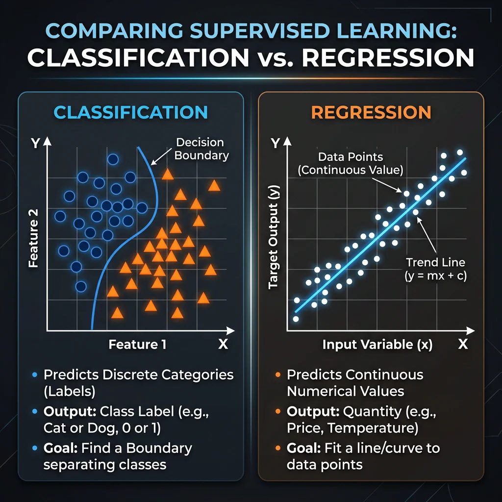 Classification vs Regression Plot