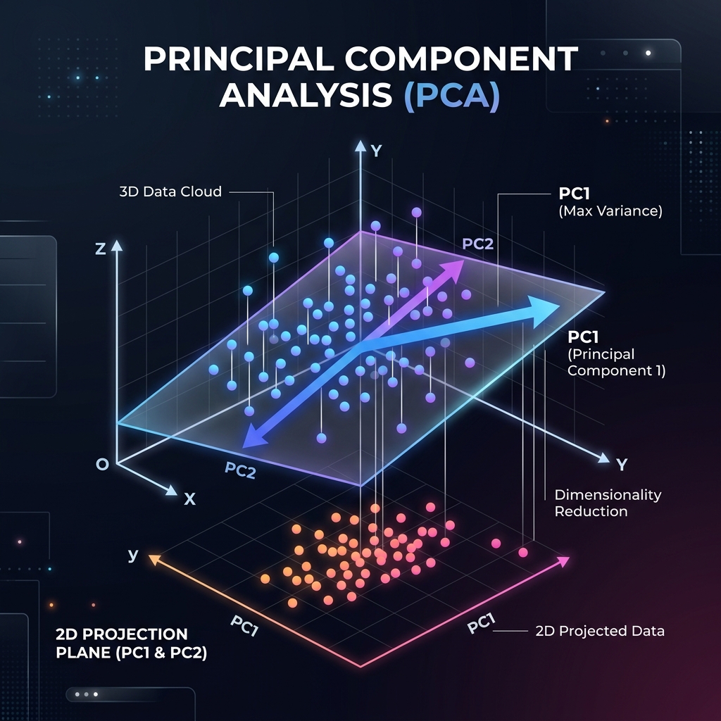 PCA Projection 3D to 2D
