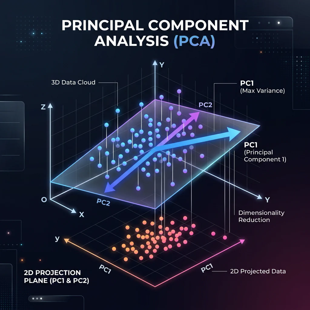 PCA Projection 3D to 2D