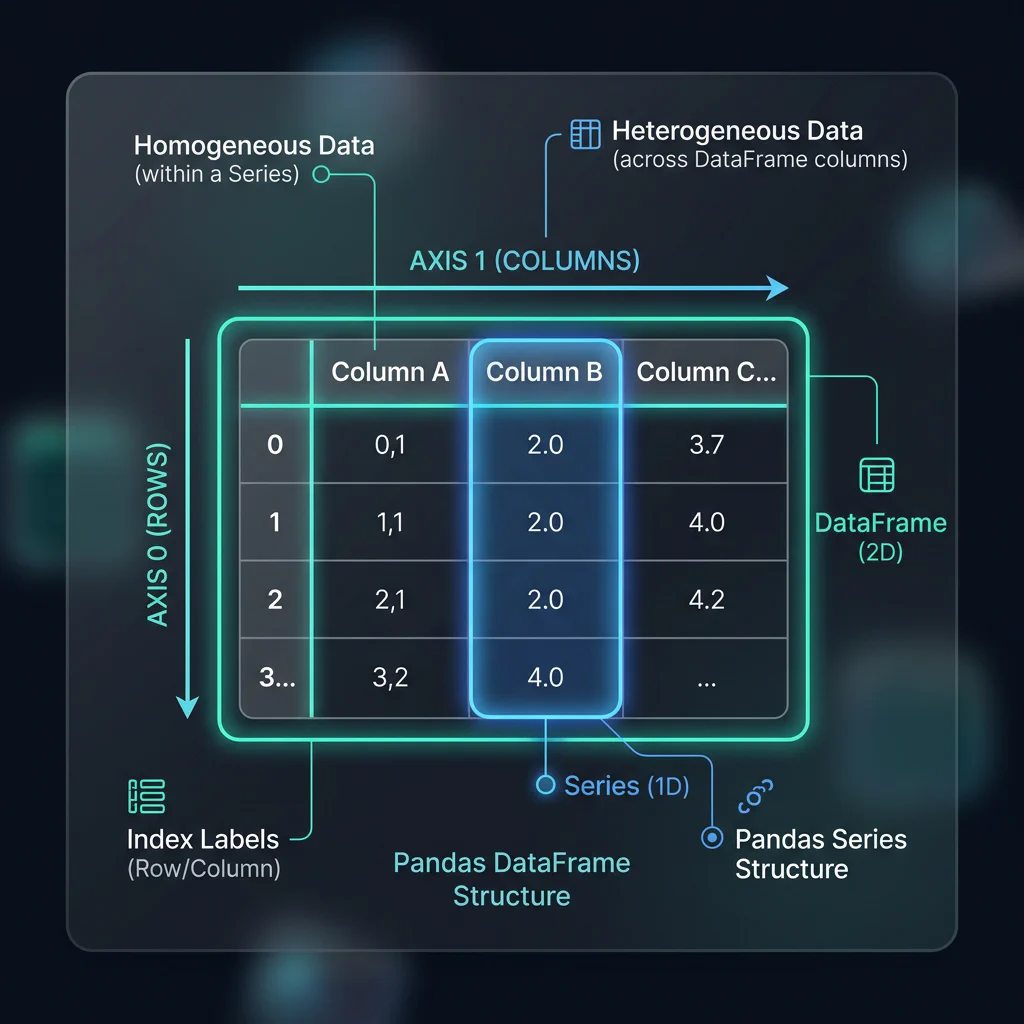 DataFrame vs Series Anatomy